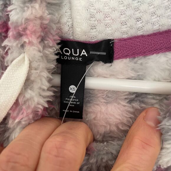 Aqua Sleep Fleece Hoodie XS NWT - Picture 4 of 6